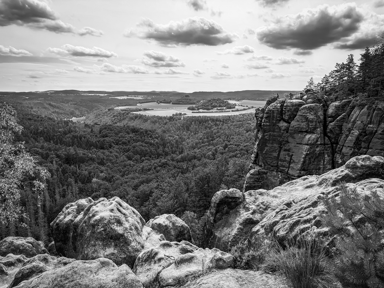 View from Schrammsteine